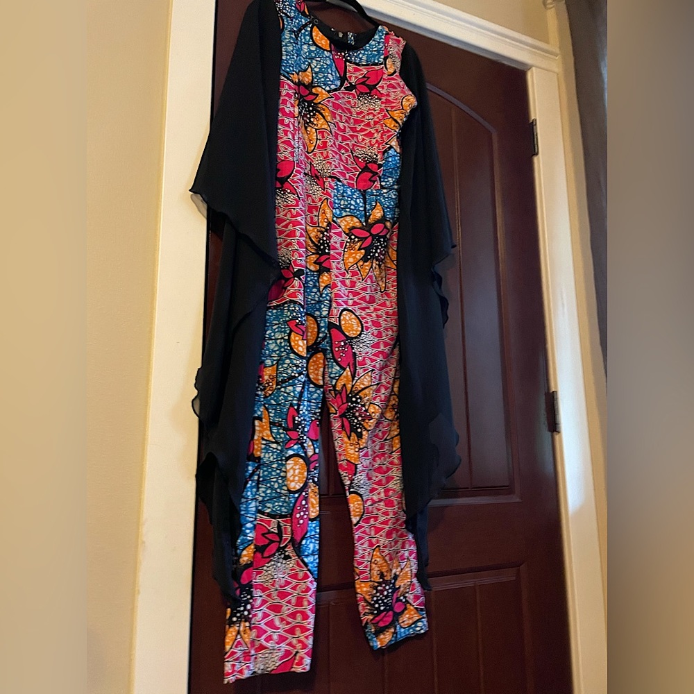 SGTC Batwing Ankara Jumpsuit